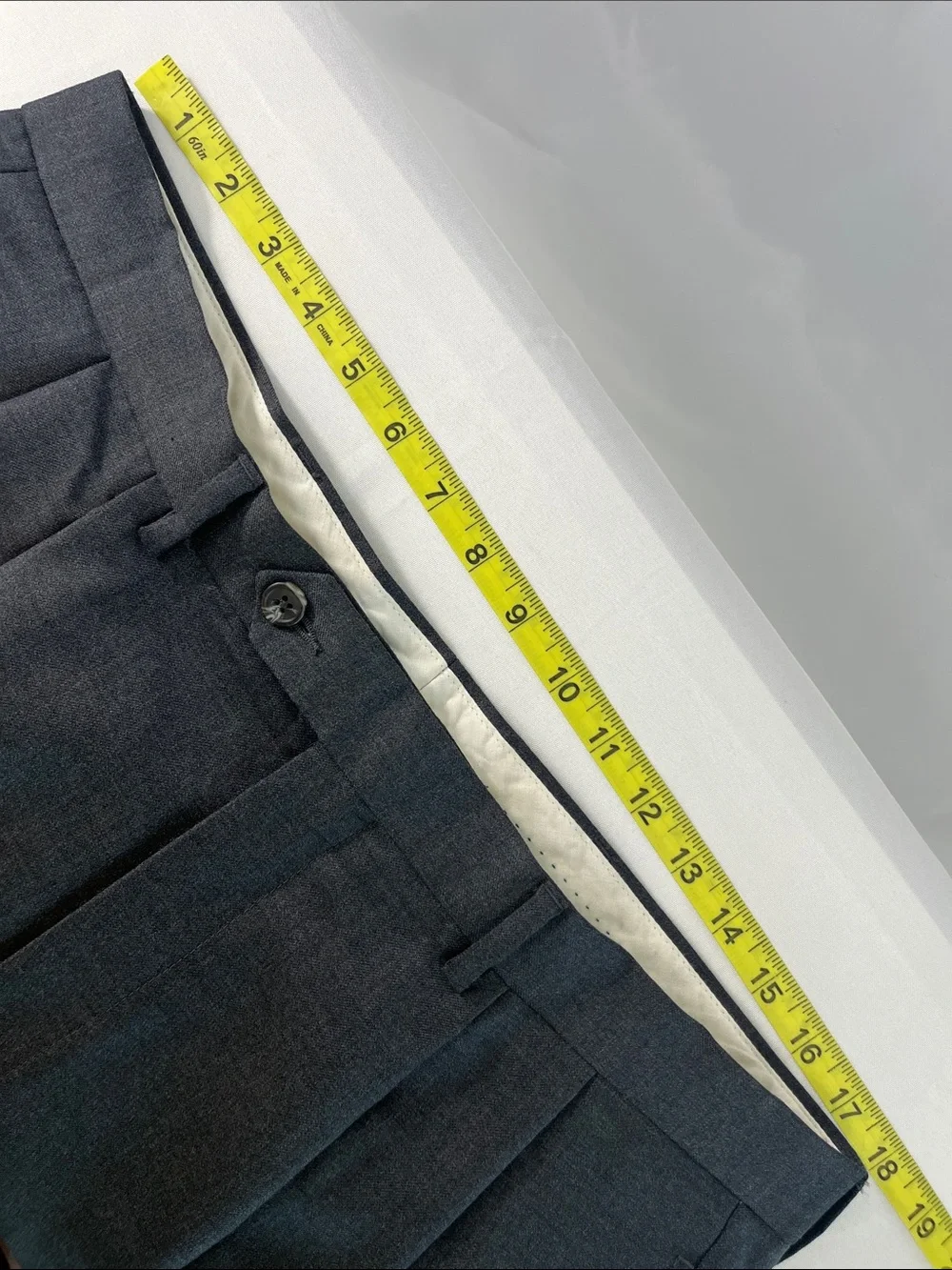 Lauren Ralph Lauren Cashmere Wool Dress Pants 33x28 Gray 120s